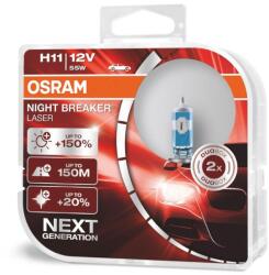 OSRAM Halogén Izzó Pár H11 12 V 55 W PGJ19-2