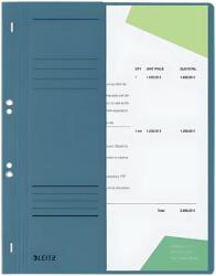 Leitz Dosar cu sina Leitz 1/2, carton, A4, cu capse, 170 coli, albastru (L-37400035) - vexio