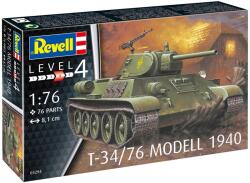 Revell Model asamblat Revell Militar : Tancuri - T-34/76 Modell 1940 (R03294)