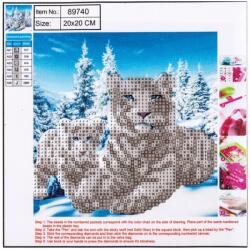 Centrum Set de broderie cu diamante Centrum Office - Tigru (89740)