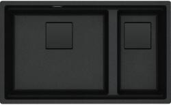 Franke Kanon chiuvetă din granit 76x46 cm gri/grafit/onix 125.0740. 836 (1250740836) Chiuveta