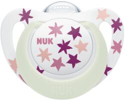 Nuk Suzetă luminoasă din silicon NUK - Star Night, 18 luni+, roz (10739749)