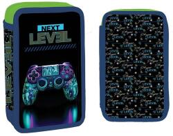 S-Cool Penar cu rechizite S. Cool - Next Level, 2 fermoare, 29 piese (SC2916) Penar