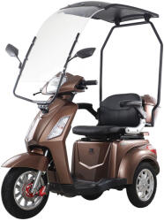  Elektromos háromkerekű robogó tetővel inSPORTline Zorica barna