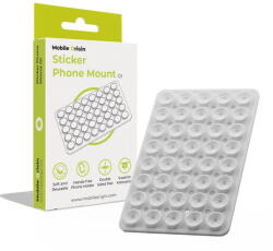 Mobile Origin Sticker Phone Mount O1, clear white (MO-SPM-C-WHT) - pcone