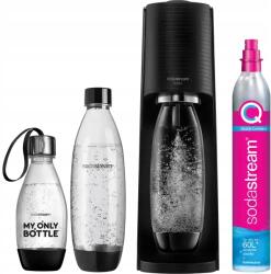 SodaStream Terra promóciós csomag (gyártó, 3x palack, CO2) fekete (1012813491)