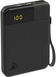 Aqiila Powerbird B5 Powerbank 2x USB Type-C/USB-A 5.000 mAh 12 W - Fekete