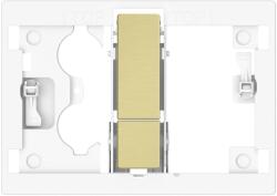 Roca Duplo S öblítőgomb mechanizmus WC-hez arany A8904213VA (A8904213VA)