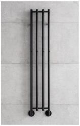 P.M.H. Design P. M. H. MO1B-R - MONA elektromos törölközőszárító, 93W/230V, 153, 3 cm, IP44, fekete MO1B-R (PM0020)