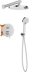INVENA Kalitea zuhany készlet beépített trópusi zuhany opcióval króm BS-72-001 (BS72001)