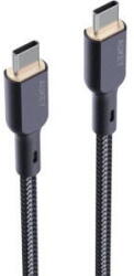 AUKEY Cablu alimentare si date Aukey, USB Type-C (T) la USB Type-C (T), 1.8m, 480 Mbps, 100W, braided, negru (LLTSN1041750)