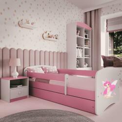 Kocot Kids Pat pentru copii cu barieră Ourbaby - Zâna Leonka