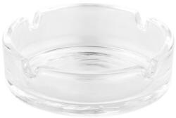  Átlátszó üveg hamutartó - 6 db - egész doboz (A-401250-egész doboz)