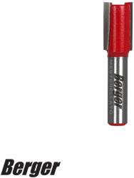 Berger 031402-0460 egyenes horonymaró, két lapkás keményfém, S8 - D12×H19 mm (031402-0460)