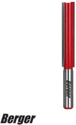 Berger 031402-0463 egyenes hosszú horonymaró, két lapkás keményfém, S8 - D10×H50 mm (031402-0463)