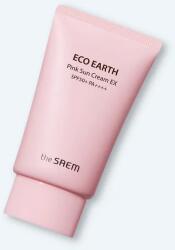 the SAEM SPF 50 Eco Earth Pink Sun Cream SPF 50 napvédő krém - 50 g