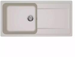 Elleci ELLECI- Mosogatótálca Life 480 100x50 Granitek 1m. +cseppt. G39 Bianco soft (LG248039) - ellecimarkabolt