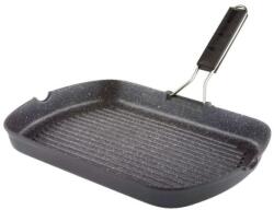 ILSA Italy Olasz grillserpenyő - Téglalap alakú steakgrill Dietigrill Marmorella 25×35 cm