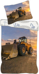 Brandmac Építkezés Sunset Loader ágyneműhuzat 140×200cm, 70×90 cm (BRM020818) - kidsfashion