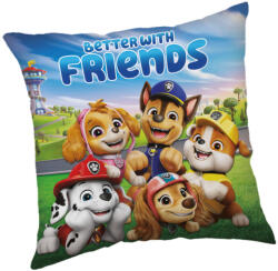 Jerry Fabrics Mancs Őrjárat Better With Friends párna, díszpárna 40x40 cm (JFK041024)