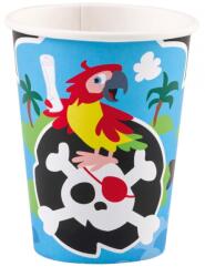  Kalóz Privateer papír pohár 8 db-os 250 ml (DPA990212166) - sandori