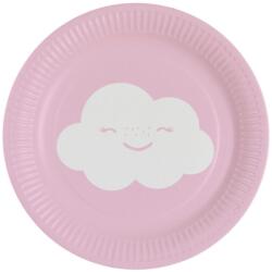  Szivárvány és Felhő Rainbow and Cloud papírtányér 8 db-os 18 cm (DPA990430066) - sandori