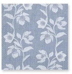  Virágos Turquoise Flowers szalvéta 20 db-os 33x33 cm (PNN92908) - sandori