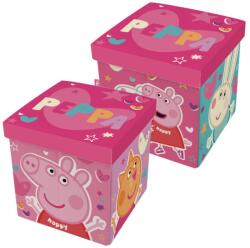  Peppa malac Happy játéktároló 30×30×30 cm (ADX14451PP) - sandori
