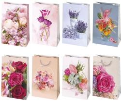  Virág Bouquets papír ajándéktasak, ajándékzacskó 16x24x7 cm (PKK764515)