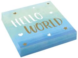  Baby Boy Hello World szalvéta 16 db-os 33x33 cm (DPA9906907)