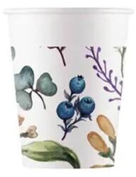  Virág Herbs papír pohár 8 db-os 200 ml (PNN95203) - sandori