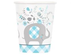  Kék Elefánt Floral papír pohár 8 db-os 266 ml (MLG822140) - sandori