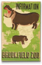  Gyémántszemes kirakó - Brookfield Állatkert Méret: 40x60cm, Keretezés: Keret nélkül (csak a vászon), Gyémántok: Négyzet alakú