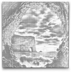  PontPöttyöző - Alagút a barlangban Méret: 50x50cm, Keretezés: Keret nélkül (csak a vászon), Szín: Fekete