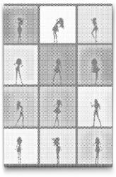  PontPöttyöző - 12 szoba Méret: 40x60cm, Keretezés: Keret nélkül (csak a vászon), Szín: Piros