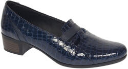 MV Ciucaleti Pantofi dama comozi casual din piele naturala bleumarin croco P18CRBL, marimea 39