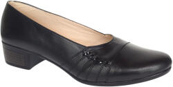 MV Ciucaleti Pantofi dama casual din piele naturala de culoare neagra P19N, marimea 37