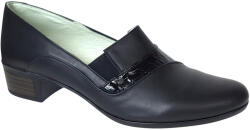 MV Ciucaleti Pantofi dama comozi casual din piele naturala negru croco P27CRN, marimea 41