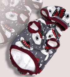  Sapkás mackó kapucnis pulóver (SM01)