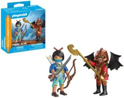 Playmobil - Set 2 figurine cavaler Novelmore si bandit Burnham (PM71884) - ejuniorul