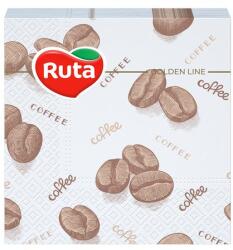 RUTA Szalvéta, 1/4 hajtogatott, 2 rétegű, 24x24 cm, 40 db, RUTA "Coffee (KHH878) - webpapir