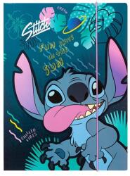 COOLPACK Gumis mappa COOLPACK Lilo és Stitch A/4 kék mintás (R78485PTR) - nyomtassingyen