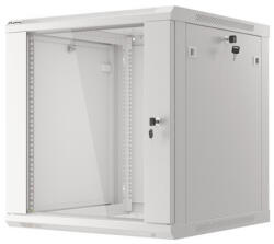 Lanberg 19" fali rack szekrény 12U/600X600 lapraszerelt, szürke V2 (WF01-6612-10S)