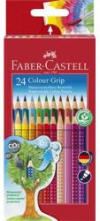 Faber-Castell Színes ceruza készlet, háromszögletű, FABER-CASTELL "Grip 2001", 24 különböző szín (112424) - mystock