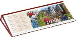 Csizio Naptár, asztali, fekvő, CSÍZIÓ, "Öko", bordó (050) - tonerpiac