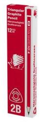 ICO Grafitceruza, 2B, háromszögletű, ICO "Süni", 12db/doboz (7130116002) - mystock