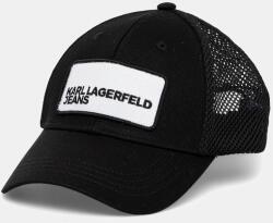 Karl Lagerfeld Jeans baseball sapka - fekete Univerzális méret - answear - 16 590 Ft