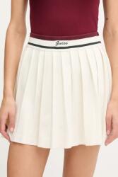 Guess gyapjú szoknya SABINA bézs, mini, harang alakú, V5BD02 Z1152 - bézs S