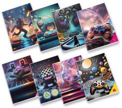 Pigna Electronic Games A4 tűzött 42 lapos vonalas füzet (P1111-2067) - tintasziget
