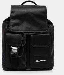 Karl Lagerfeld Jeans hátizsák fekete, nagy, sima, A3W30223 - fekete Univerzális méret